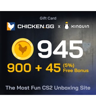 Chicken.GG 900 + 45 FREE Tokens Key GLOBAL